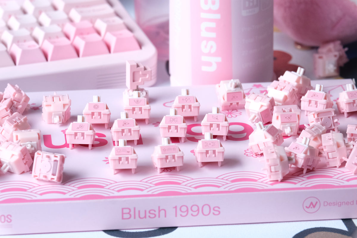 HMX x 80Retros Blush Charm HE Magnetic Linear Switches (10PCS)
