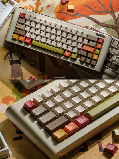 Tutkeys Autumn Concert Keycaps - PBT Cherry Profile All in One Set