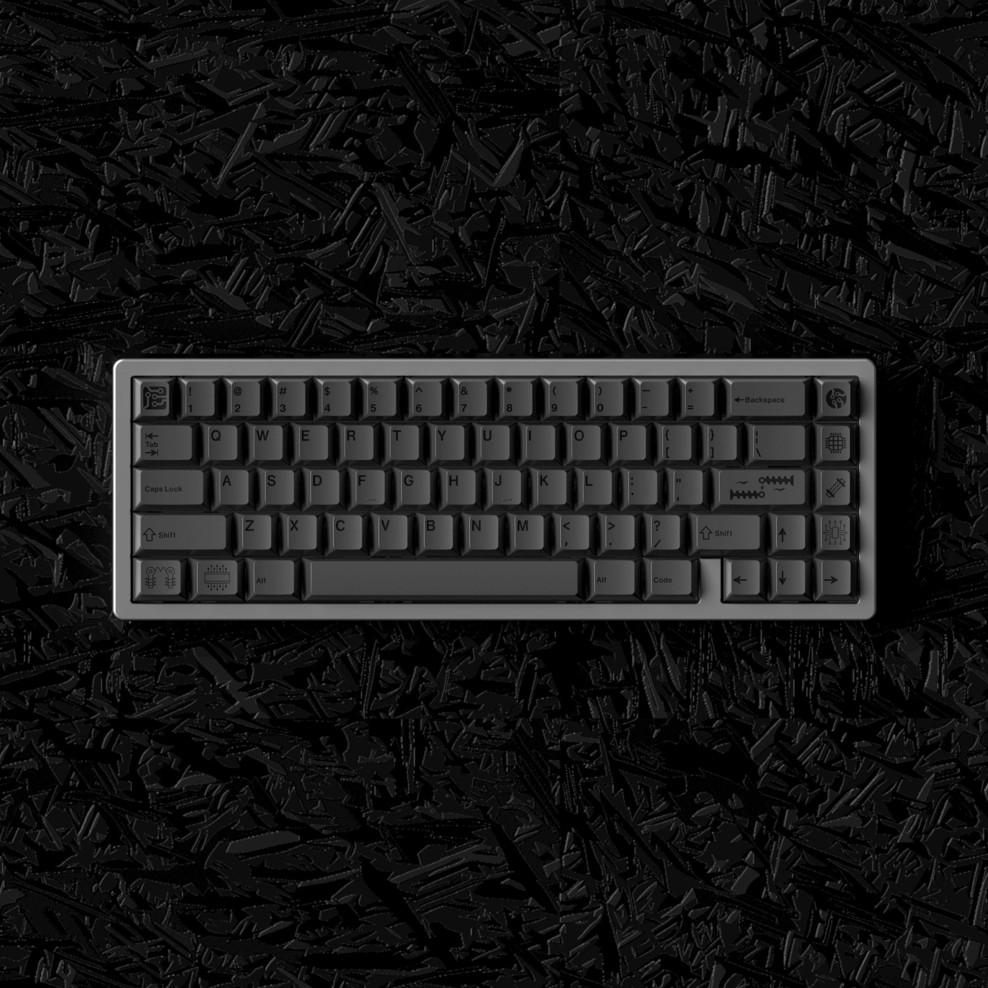 JKDK Studio Dark Matter Cherry Profile Dye‑Sub PBT Keycap Set All In One
