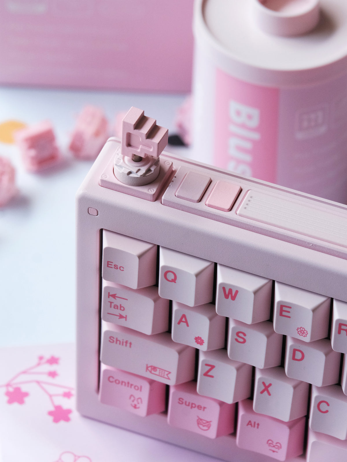 80Retros GB40 Blush 1990S Mechanical Keyboard