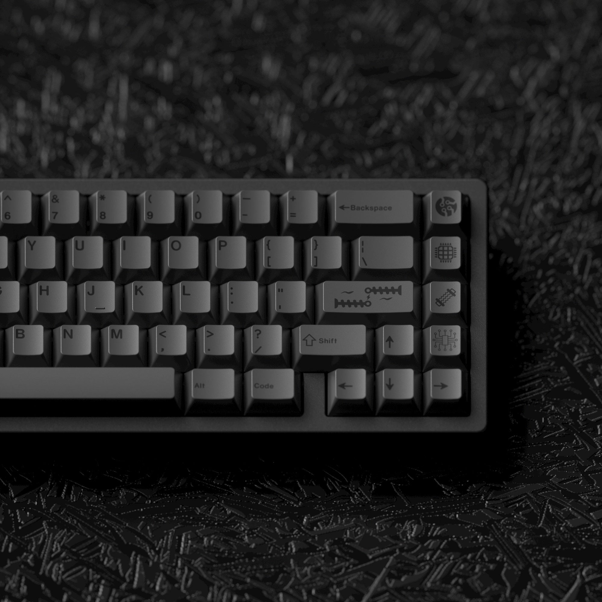 JKDK Studio Dark Matter Cherry Profile Dye‑Sub PBT Keycap Set All In One