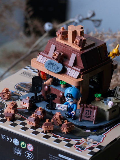 80Retro Switch Building Block – Retro Style Logo Building Blocks Desk Décor