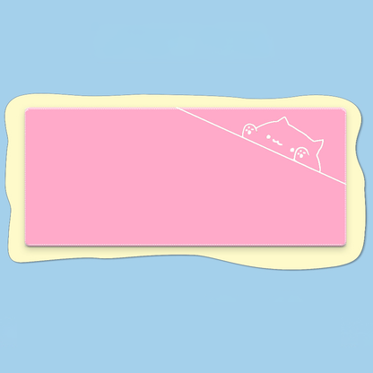 Cute Bongo Cat Deskmat