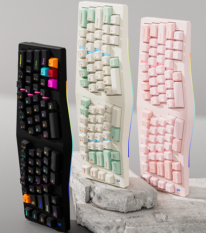 MMD ELF68 Alice Layout Mechanical Keyboard