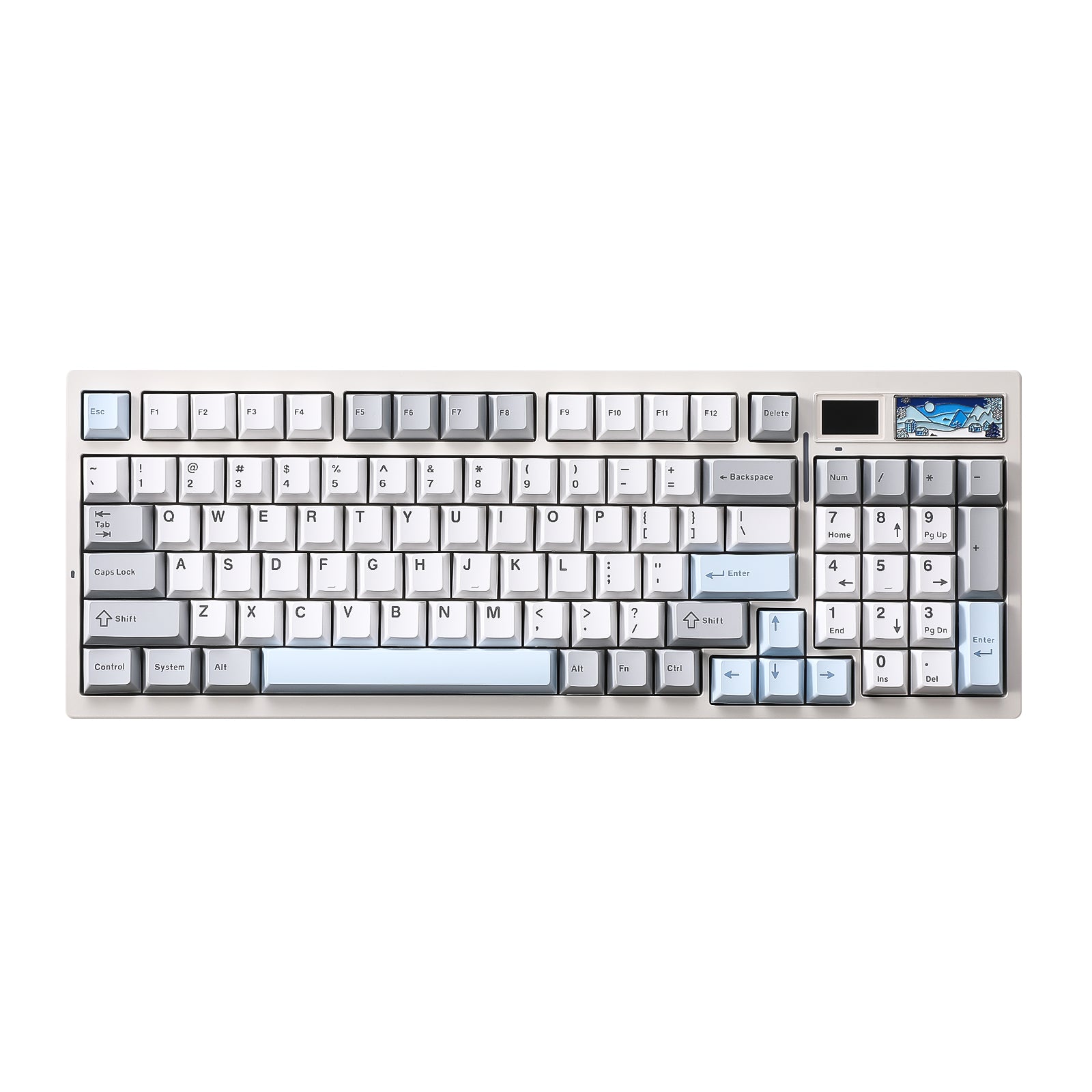 YUNZII IF99 QMK/VIA Full Size LCD Mechanical Keyboard