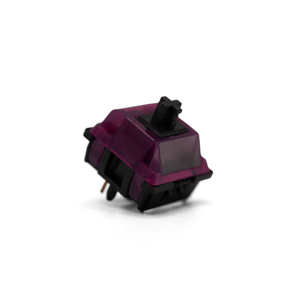 Lubed Durock Black Lotus Linear Switches: Long Pole Stem