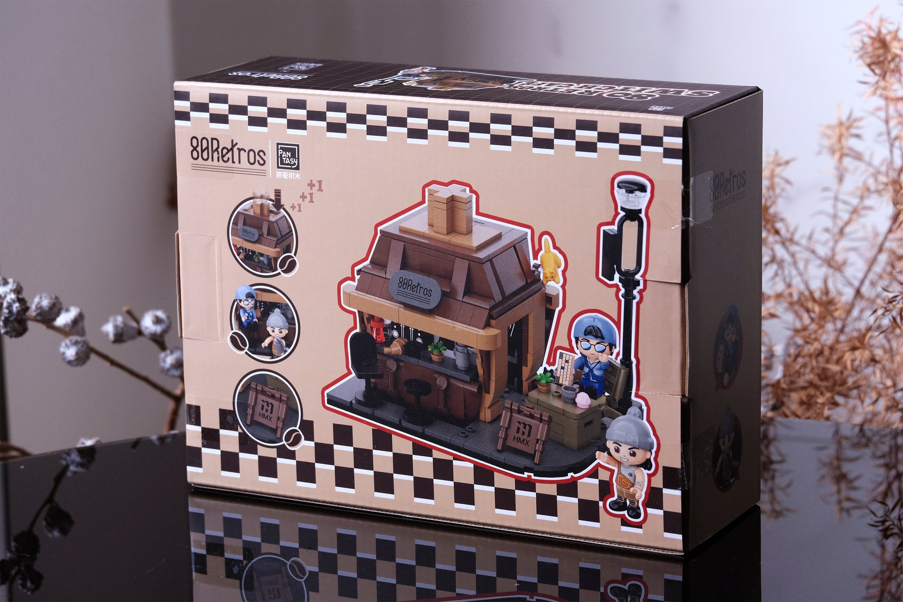 80Retro Switch Building Block – Retro Style Logo Building Blocks Desk Décor