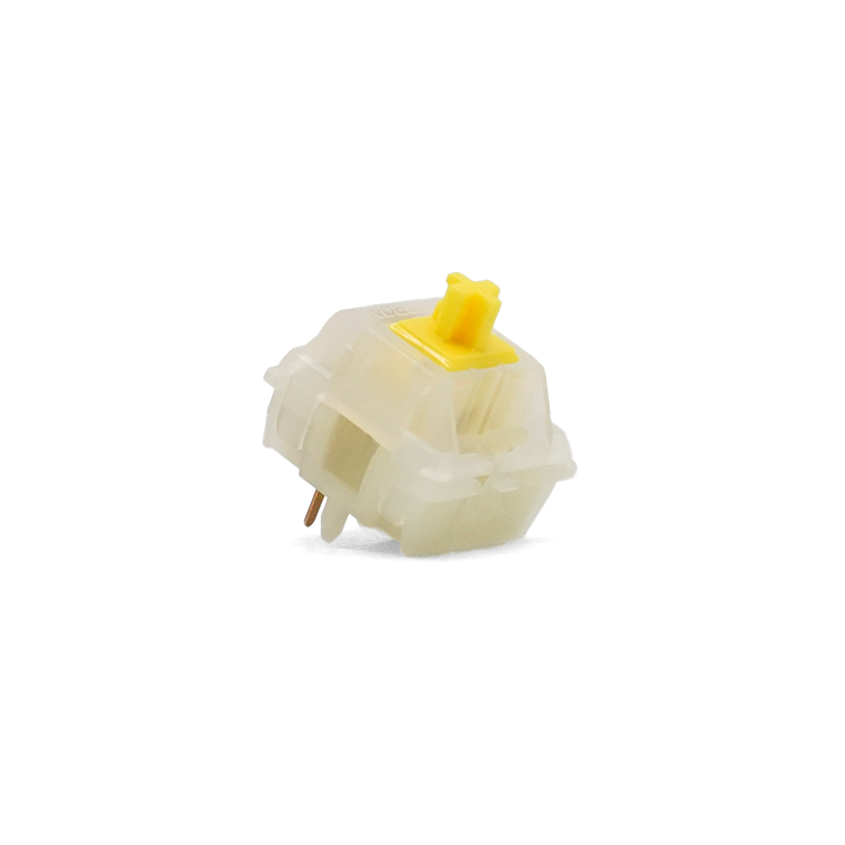 Gateron Cap V2 Milky Yellow Linear Switches