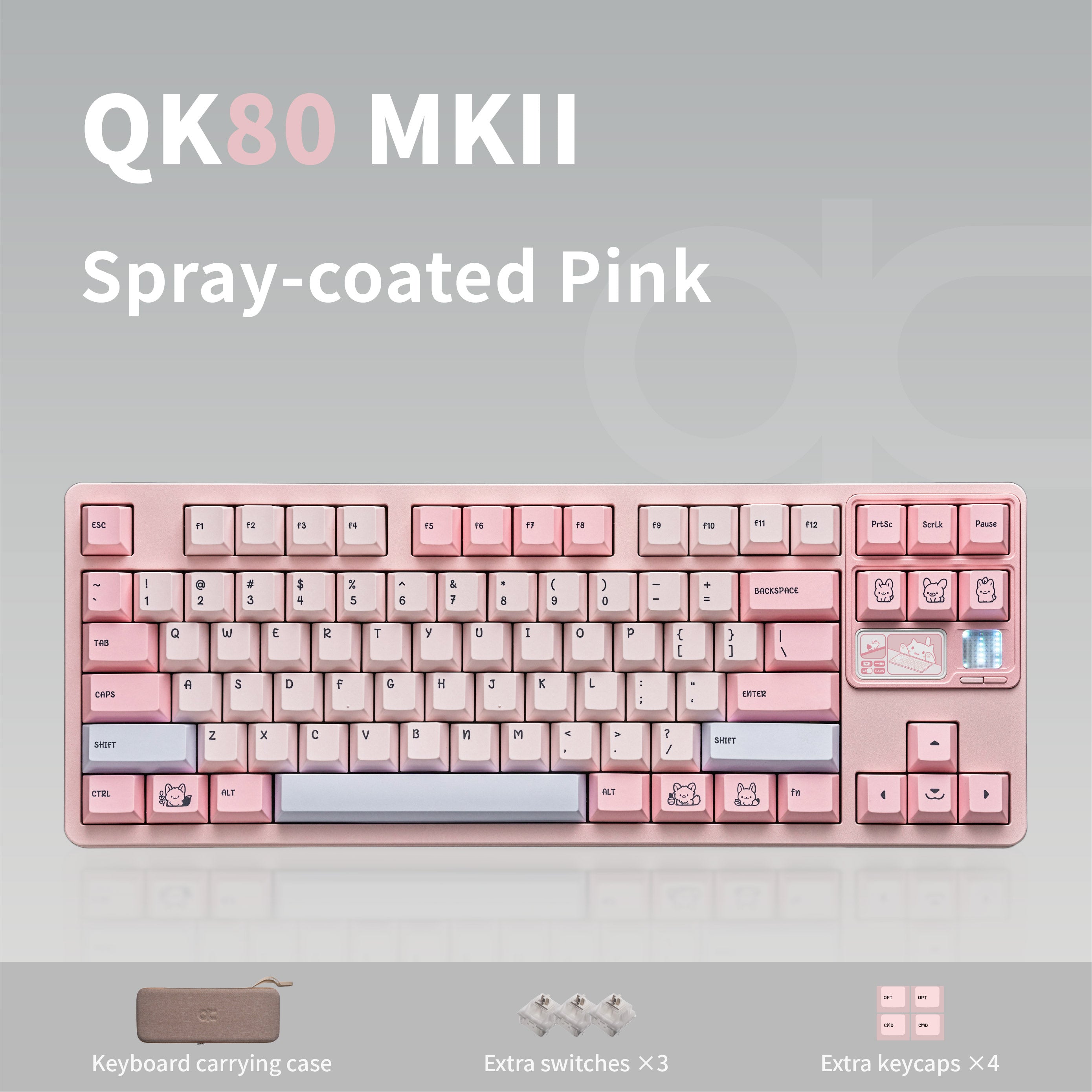 QK80 MK2 Mechanical Keyboard - Prebuilt