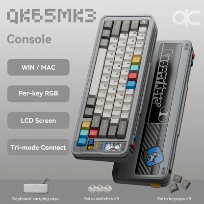 QK65 MK3 Custom Mechanical Keyboard - Prebuilt