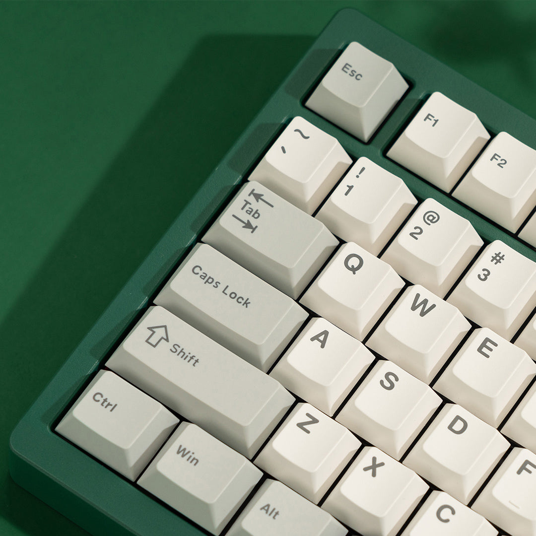 WS Gray Skies Keycaps Doubleshot PBT Cherry Profile