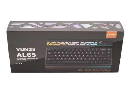 YUNZII AL65 QMK/VIA Custom Hollow Mechanical Keyboard Box