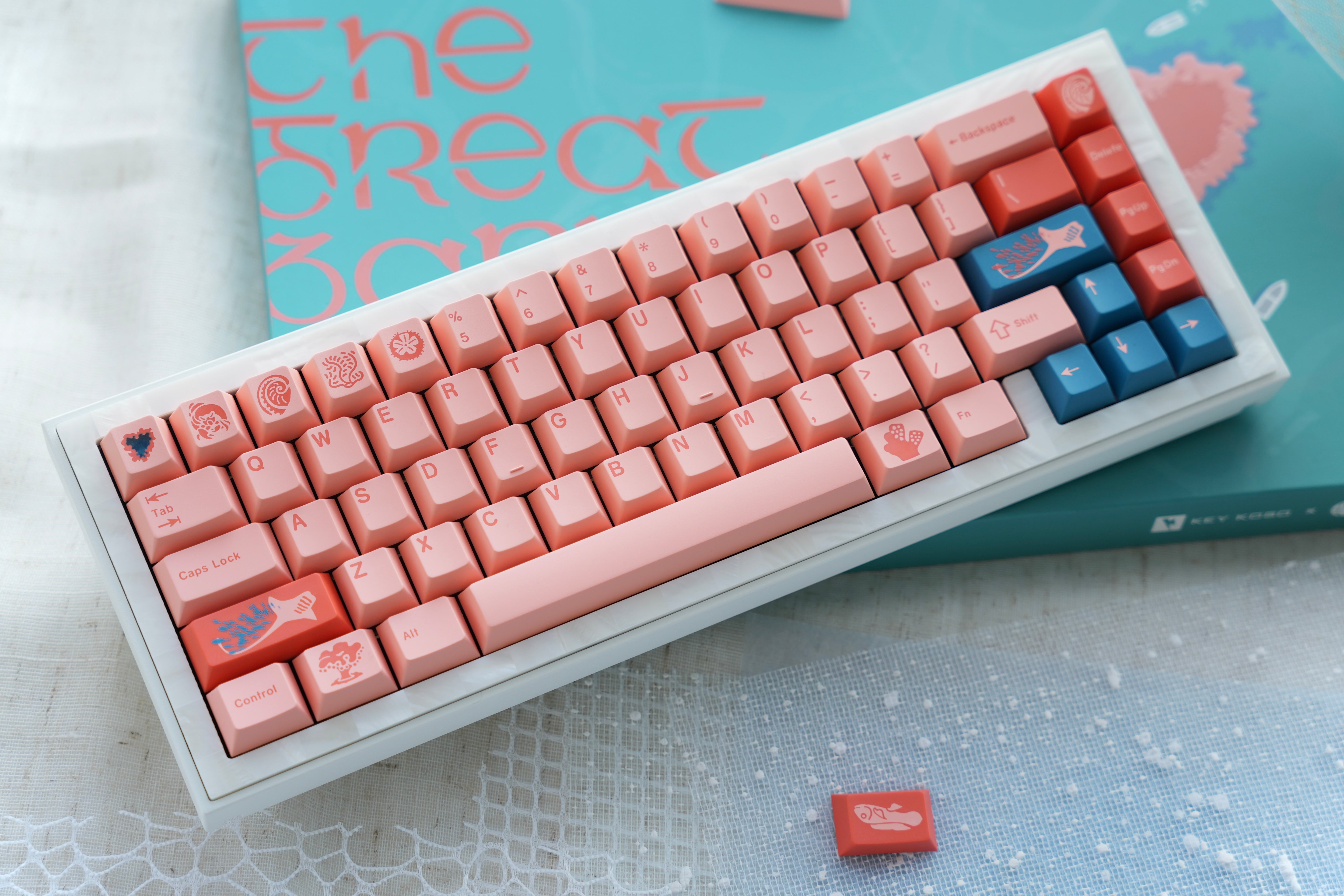 Keykobo Great Barrier Reef ABS Double-shot Keycap Set