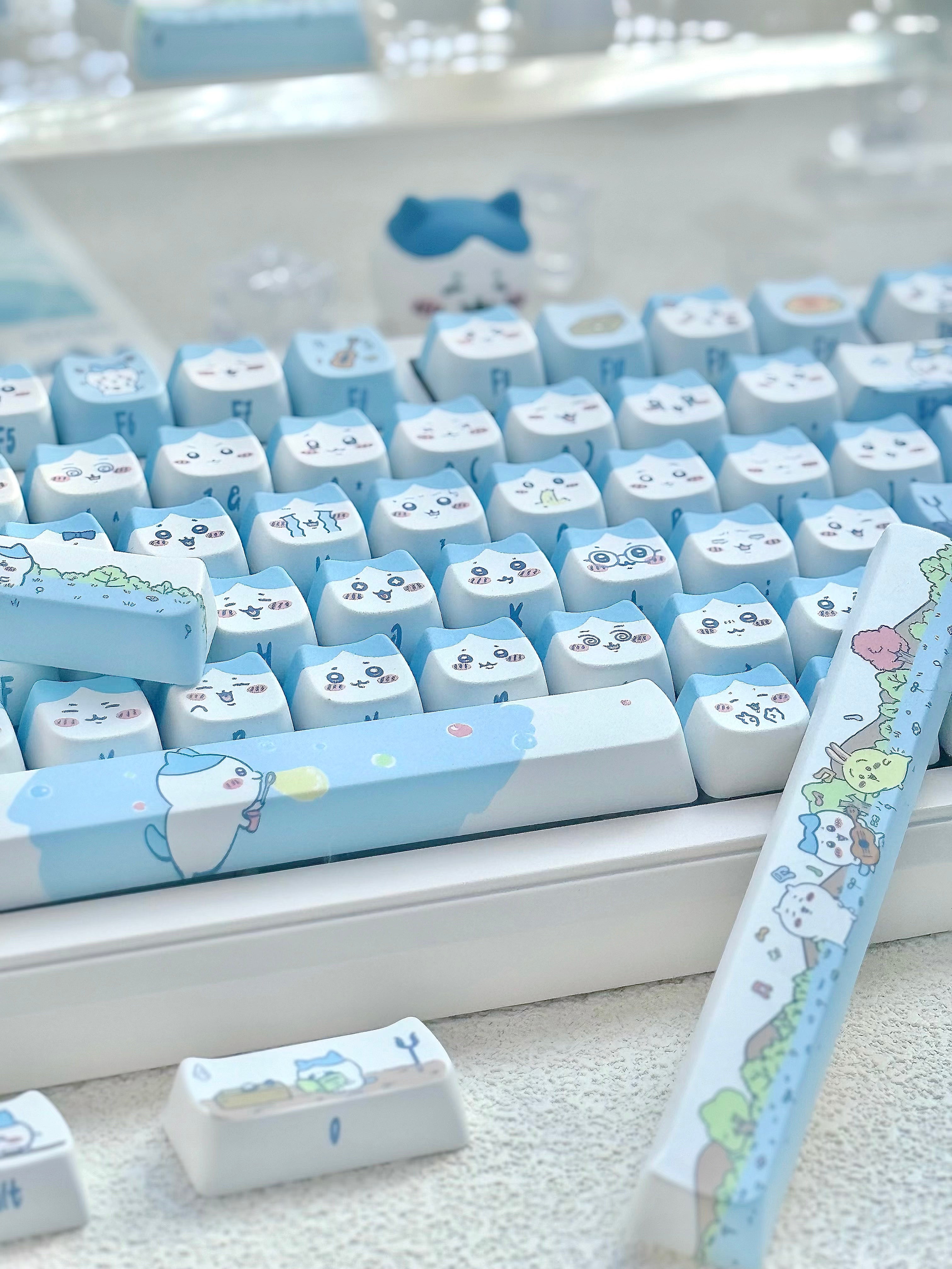 Xiaoba Chiikawa MOA Profile PBT Keycap Set