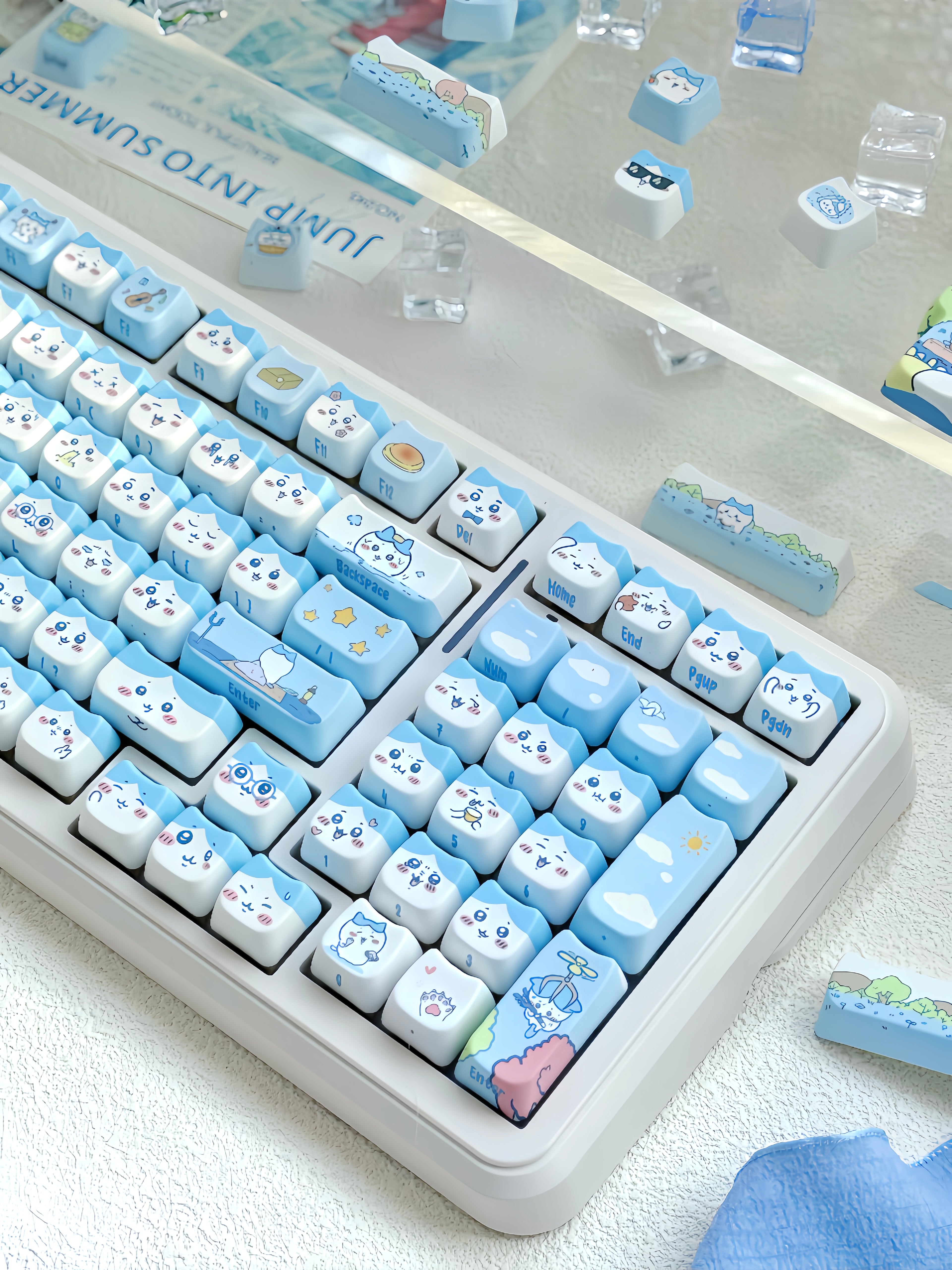 Xiaoba Chiikawa MOA Profile PBT Keycap Set