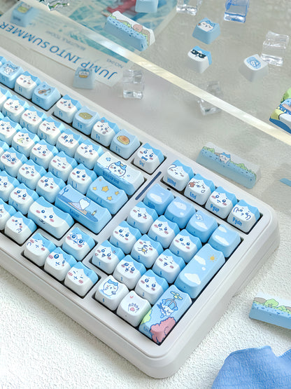 Xiaoba Chiikawa MOA Profile PBT Keycap Set