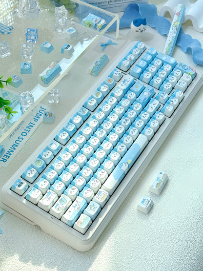 Xiaoba Chiikawa MOA Profile PBT Keycap Set
