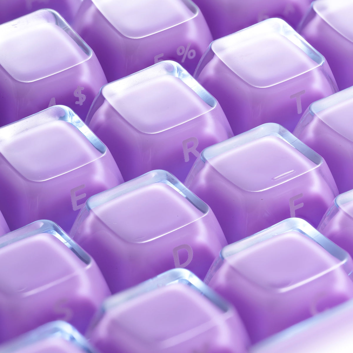 XVX Jelly R2 Side-Printed Translucent MDA Profile 122-Key Keycap Set