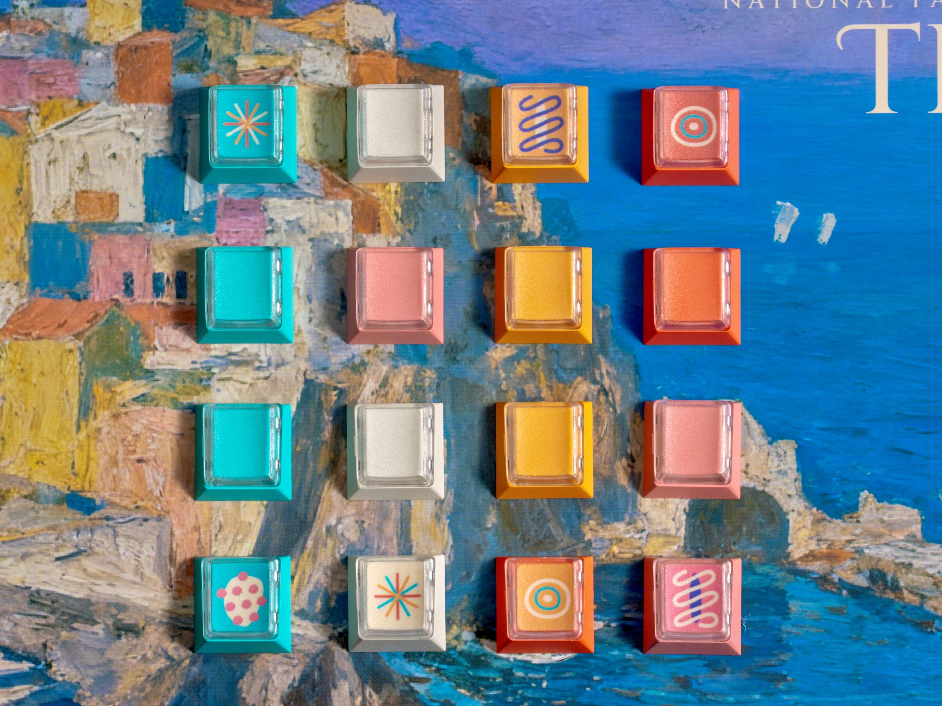 Keykobo Cinque Terre ABS Double-shot Keycap Set – LumeKeebs