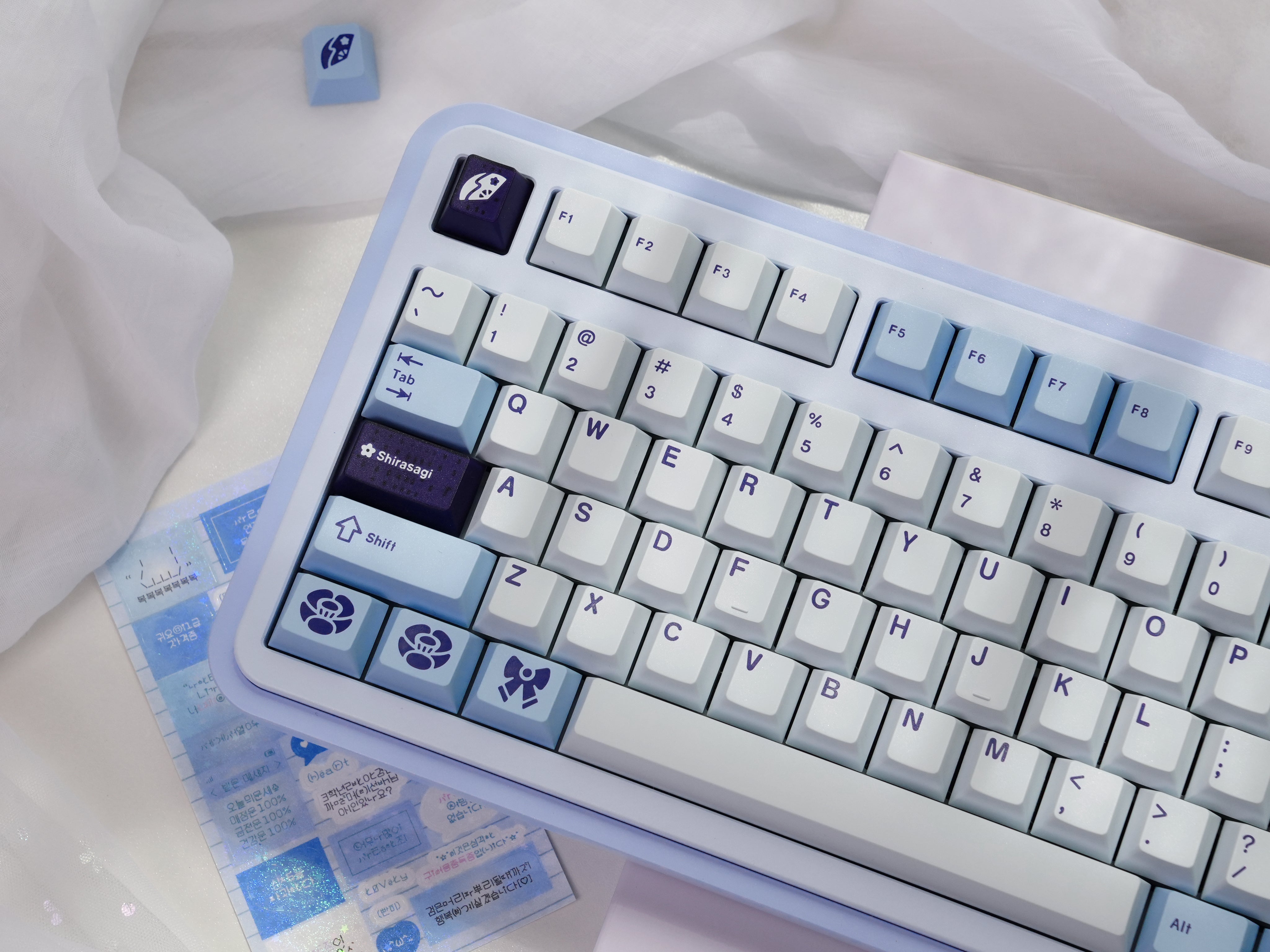 Keykobo Shirasagi R2 Keycaps – LumeKeebs