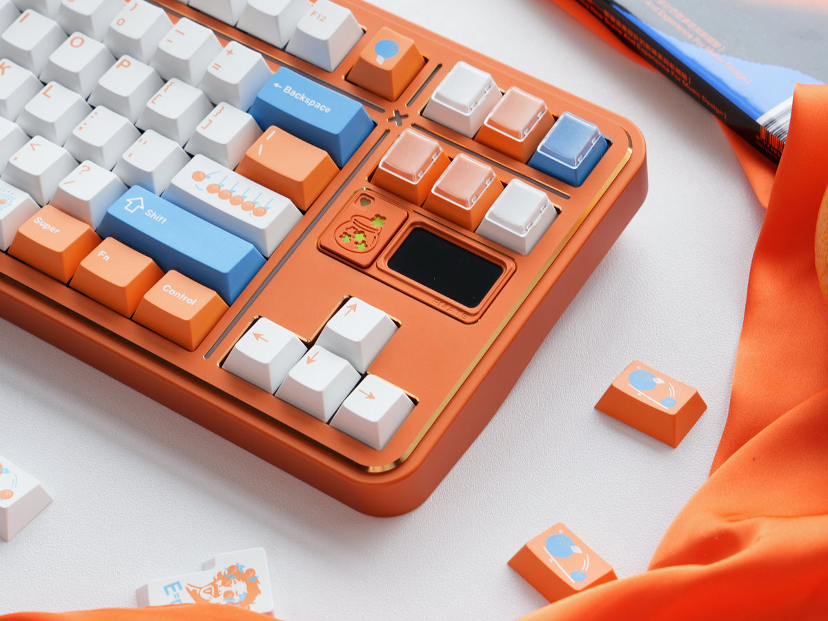Keykobo Citrus Relativity ABS Double-Shot Keycap Set