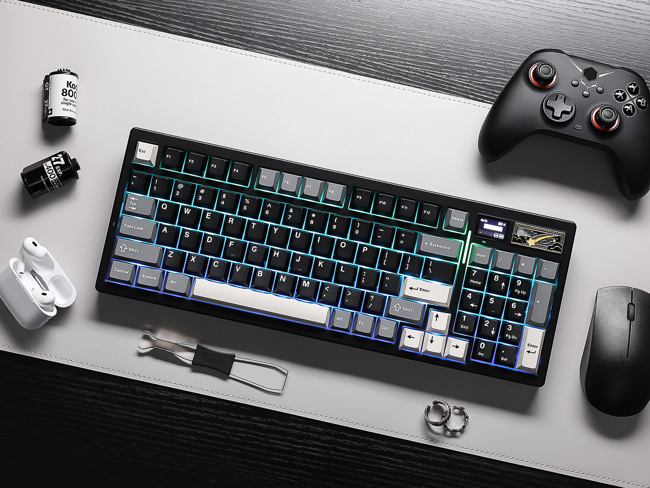 YUNZII IF99 QMK/VIA Full Size LCD Mechanical Keyboard