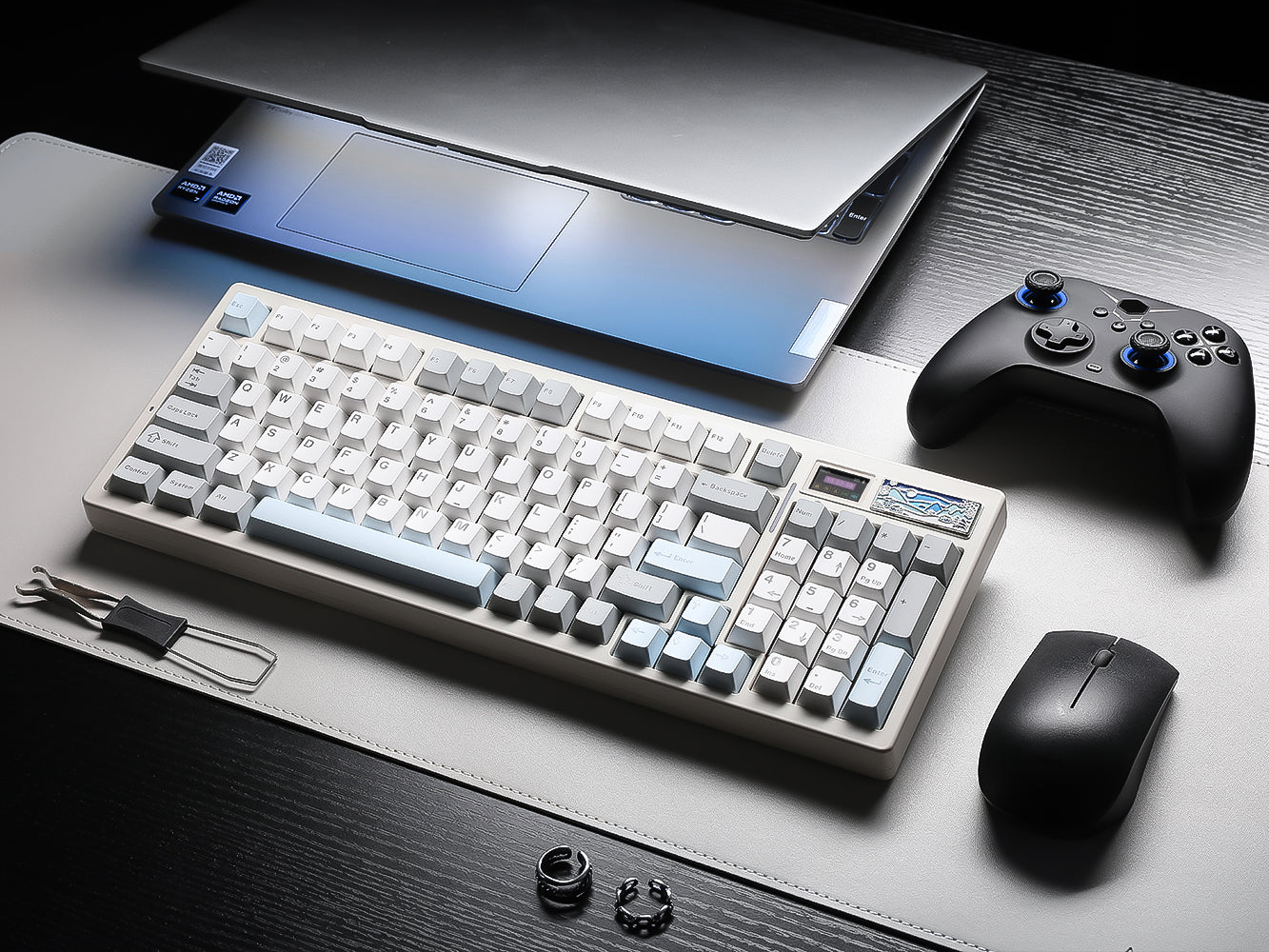 YUNZII IF99 QMK/VIA Full Size LCD Mechanical Keyboard