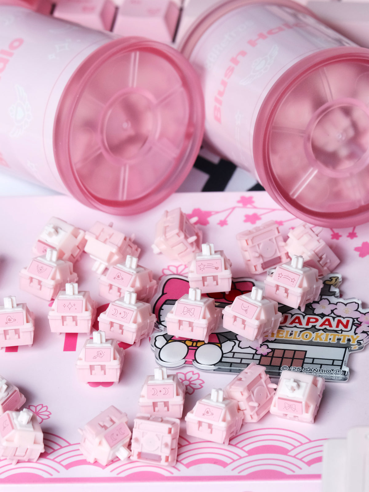 HMX x 80Retros Blush Charm HE Magnetic Linear Switches (10PCS)