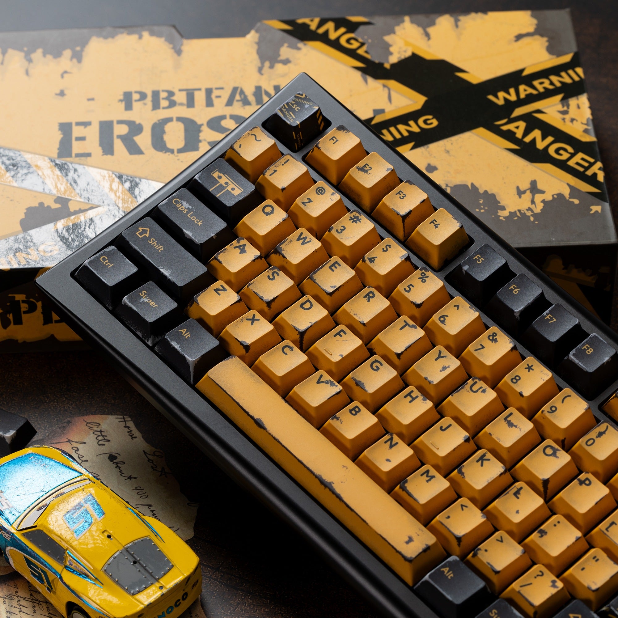 Tutkeys & PBTfans Erosion Dye Sub Cherry Profile Keycaps