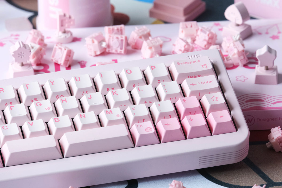 80Retros GB40 Blush 1990S Mechanical Keyboard
