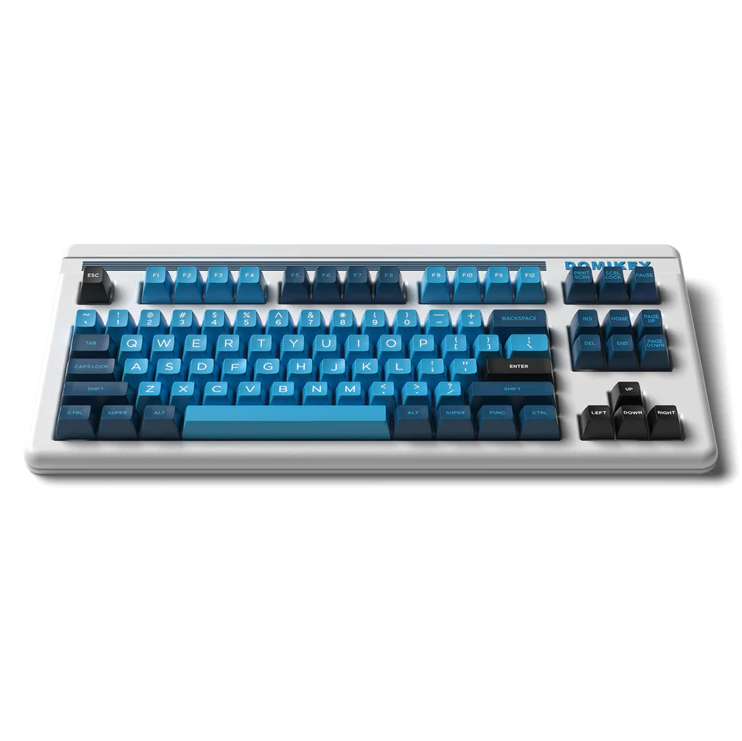 Domikey BLUE WAVE SA Profile Doubleshot ABS Keycap Set