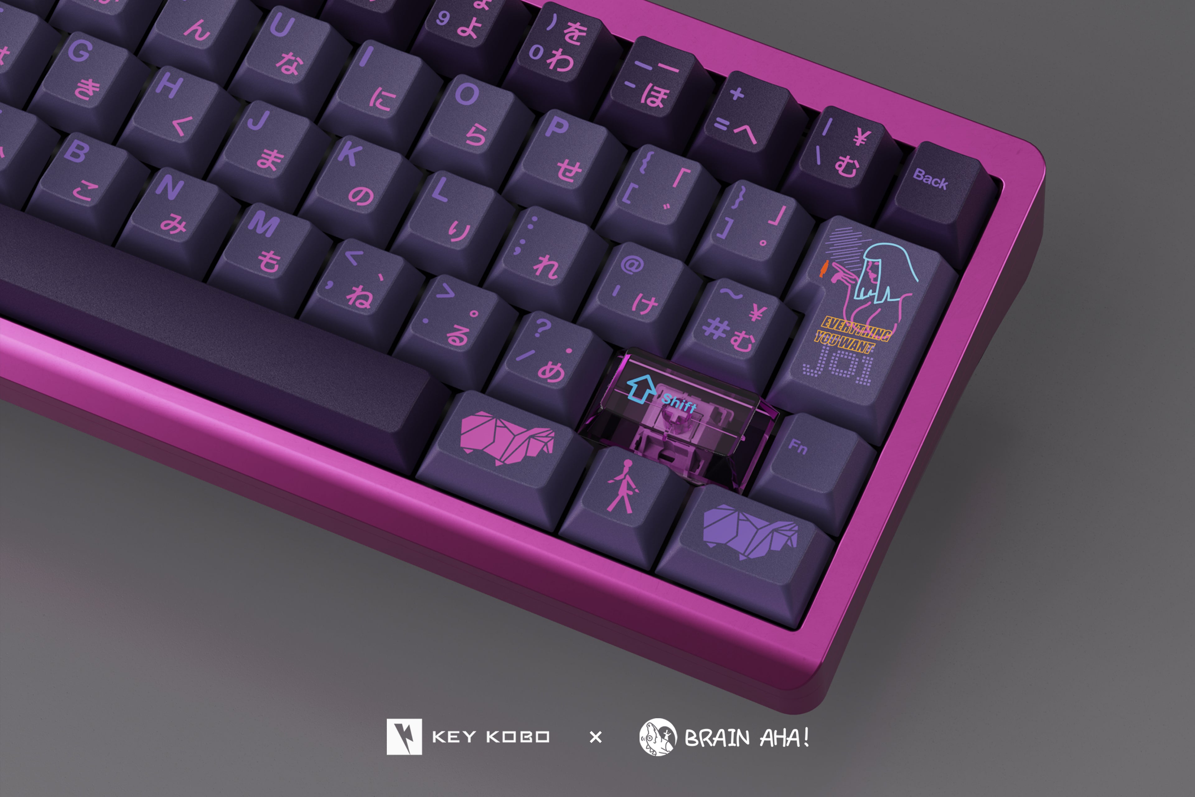 Keykobo SHEE PBT Custom Keycaps for Mechanical Keyboards