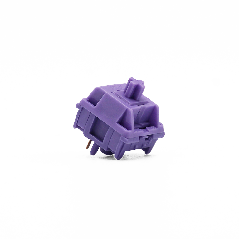 Rainy75 Color HMX紫スイッチ Blue HMX Hyacinth V2U Linear Switches | HMX Switches LumeKeebs