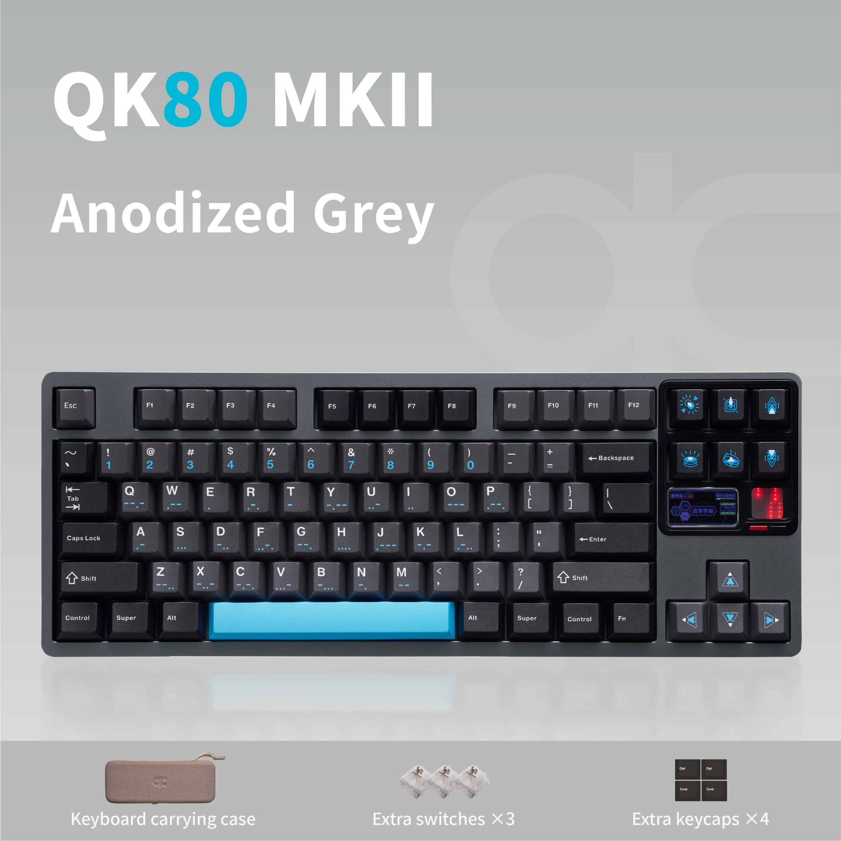 QK80 MK2 Mechanical Keyboard - Prebuilt