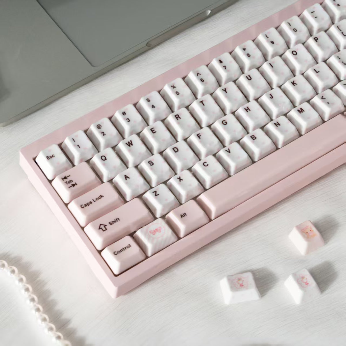 XVX Tea Time Ceramic Cherry Profile 120-Key Full Keycap Set
