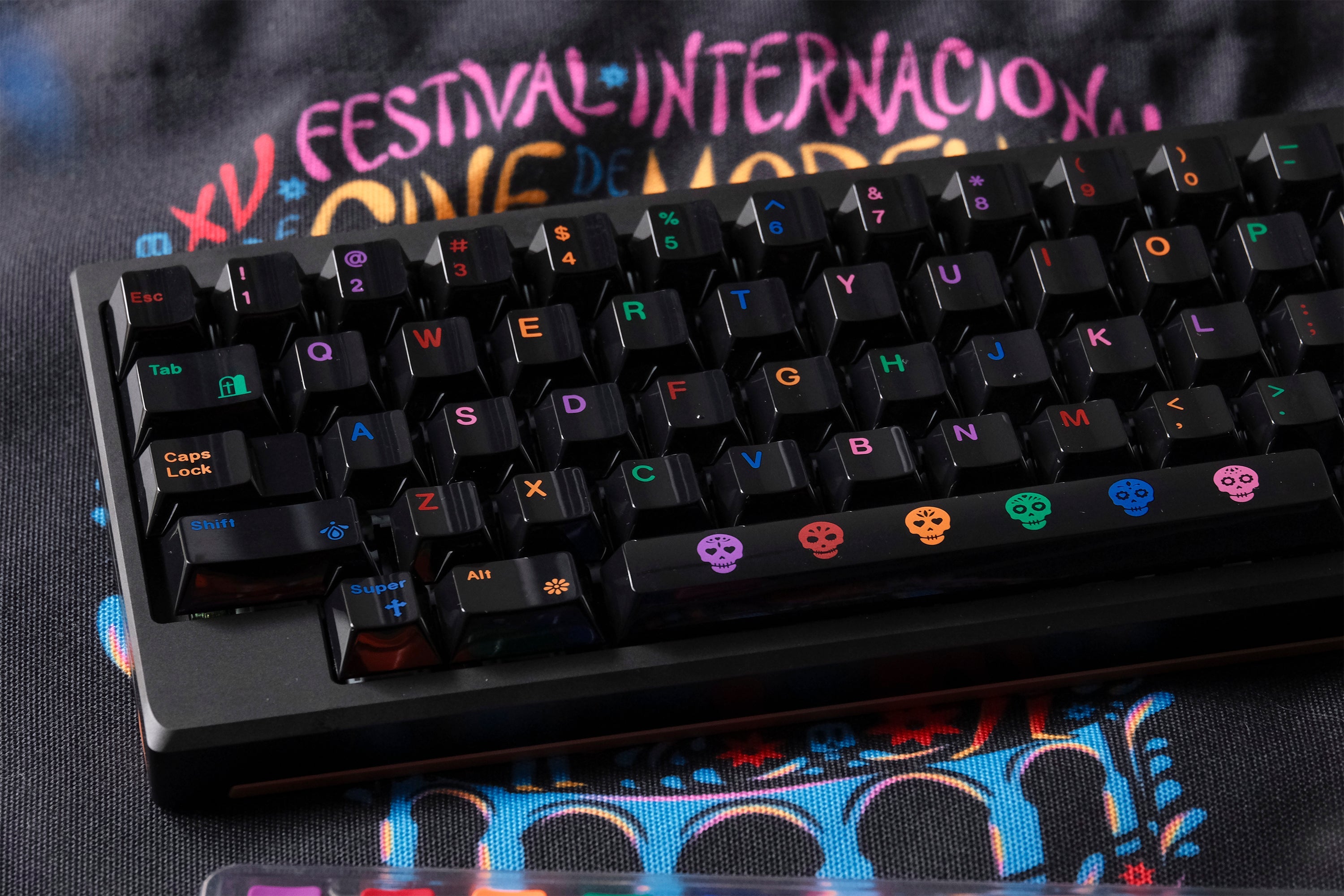 80Retros Day of the Dead Cherry Profile Keycap Sets