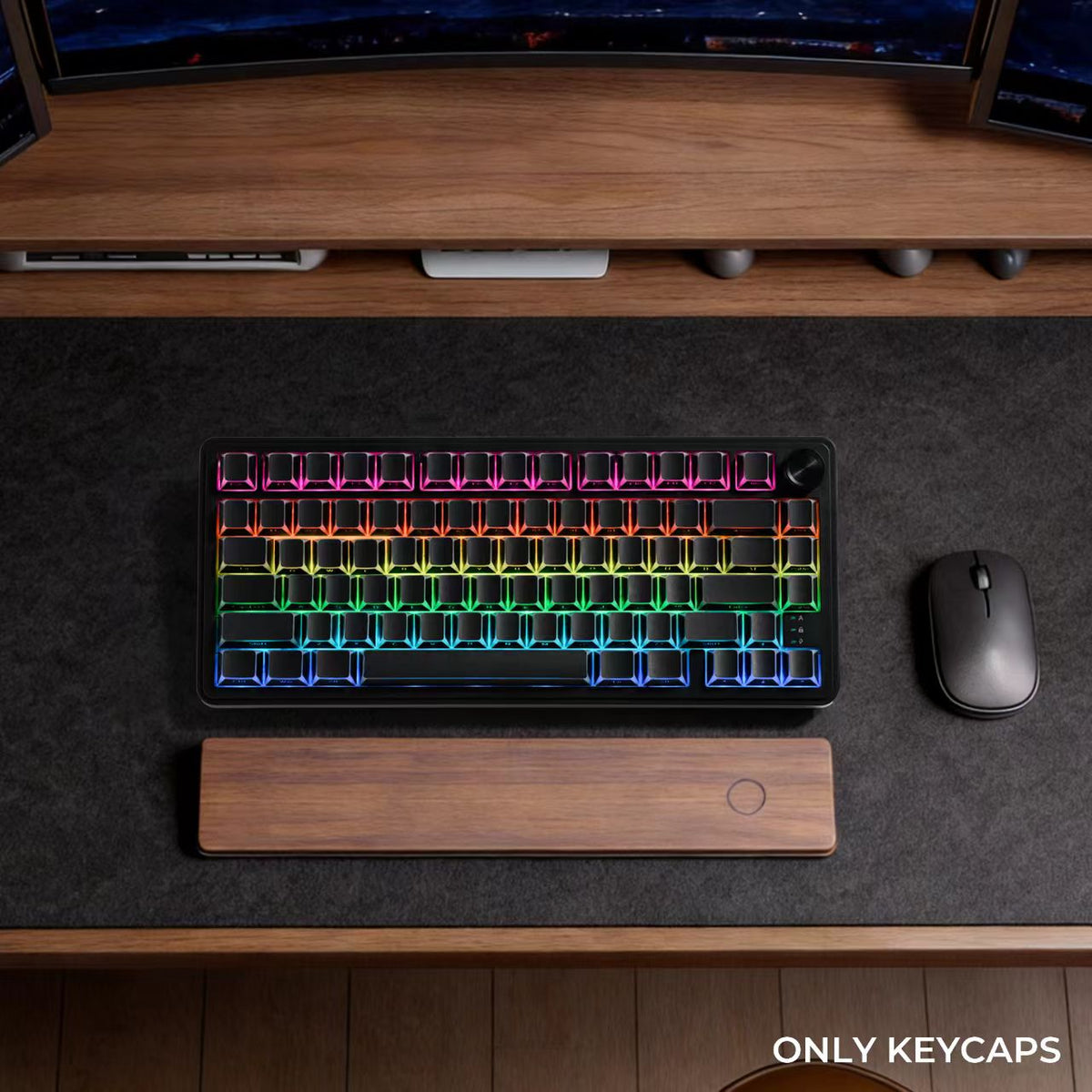 XVX PRISM Shadow Shine-Through Double-Shot Cherry Profile PBT Keycap Set
