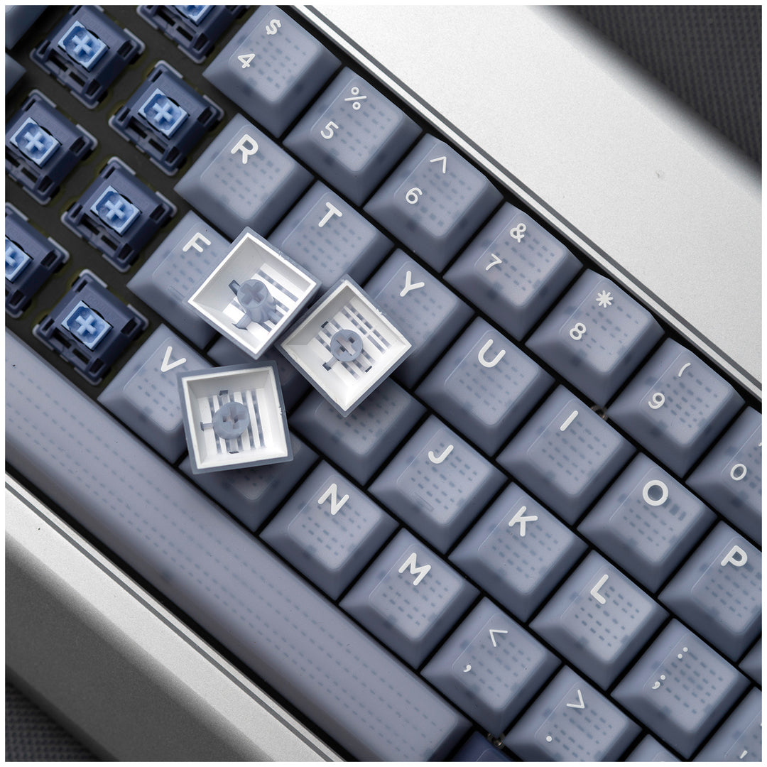 Domikey HUSH Deep Sea Translucent Cherry Profile Keycaps – LumeKeebs