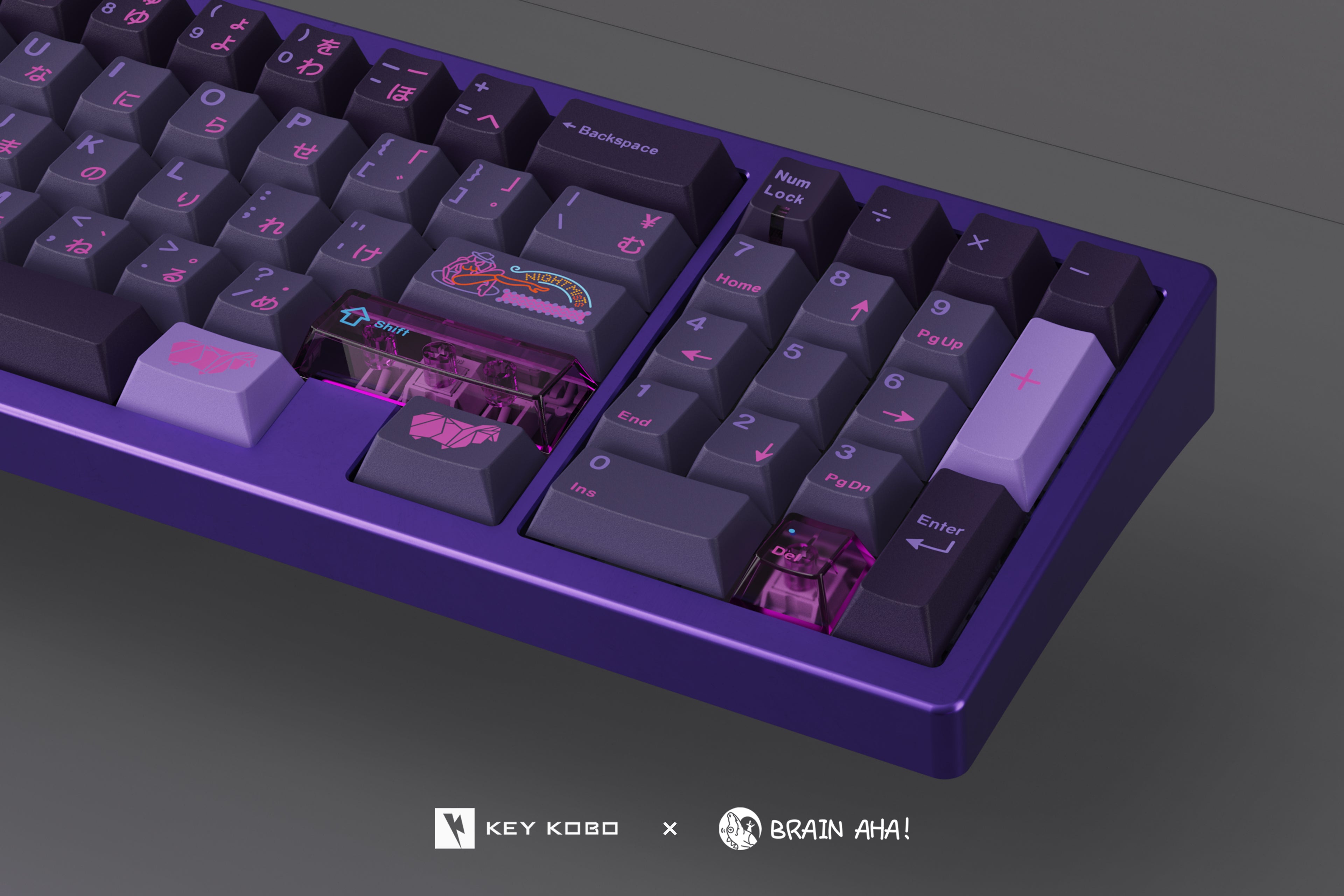 Keykobo SHEE PBT Custom Keycaps for Mechanical Keyboards
