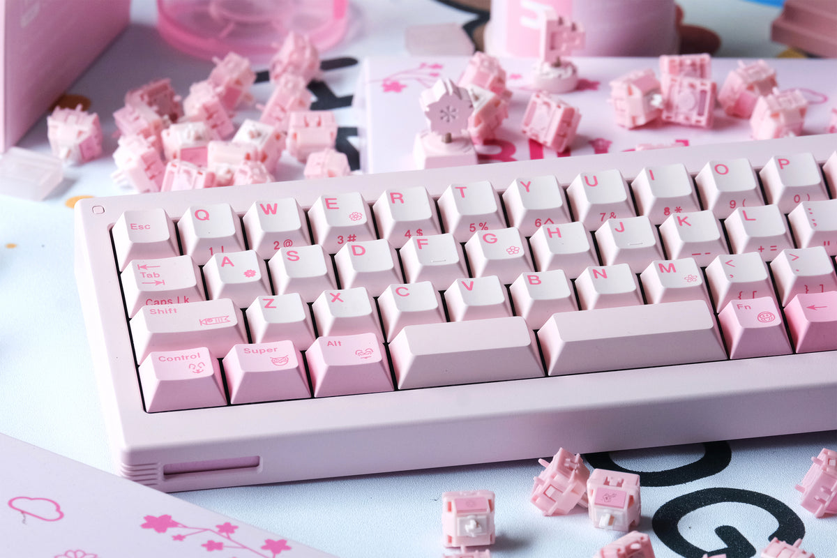 80Retros GB40 Blush 1990S Mechanical Keyboard