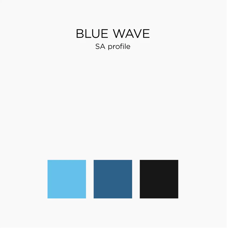 Domikey BLUE WAVE SA Profile Doubleshot ABS Keycap Set