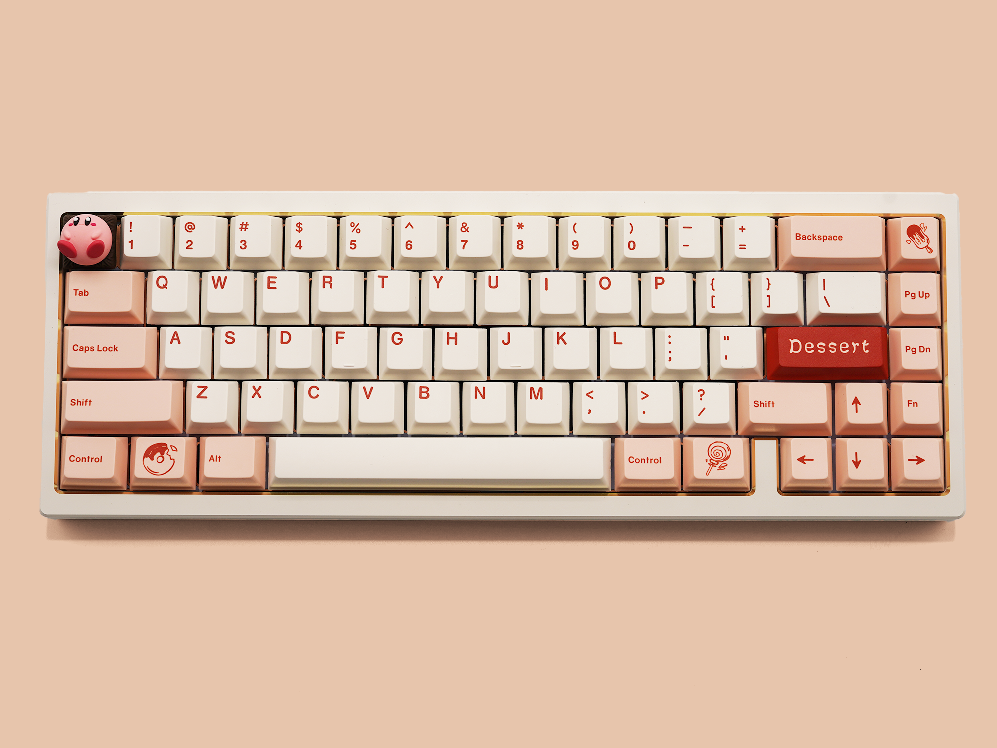 JKDK Dessert Keycap Set Cherry Profile PBT Dye-Subbed