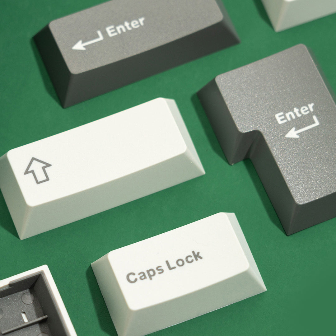 WS Gray Skies Keycaps Doubleshot PBT Cherry Profile