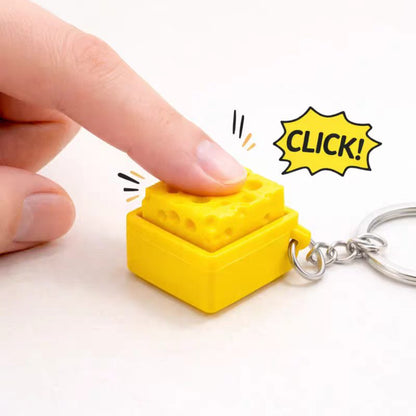 Cheese Keychain Fidget Keychain