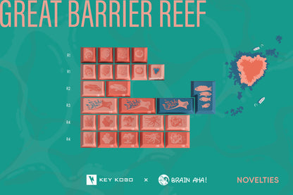 Keykobo Great Barrier Reef ABS Double-shot Keycap Set