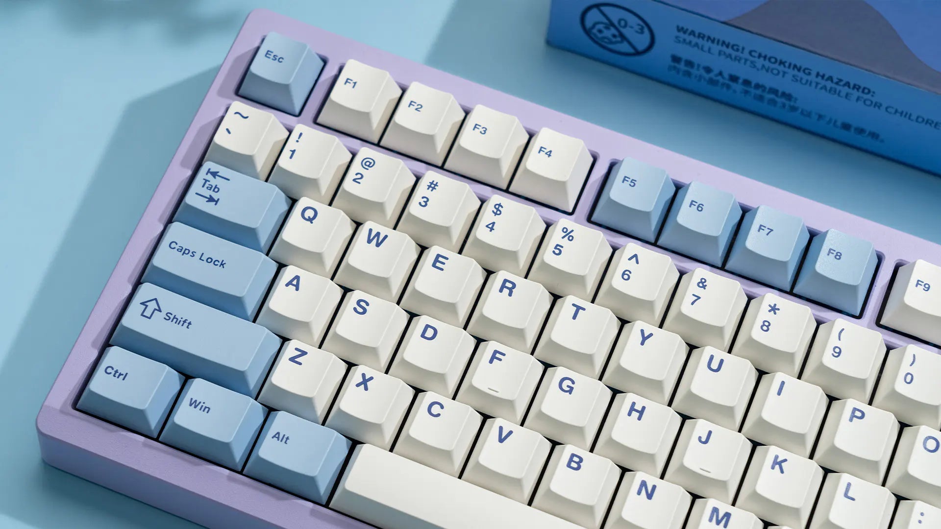 Wuque WS Blue Oasis Keycaps Cherry Profile