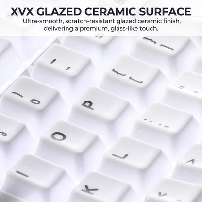 XVX Glaze Ceramic Cherry Profile 120-Key Full Keycap Set