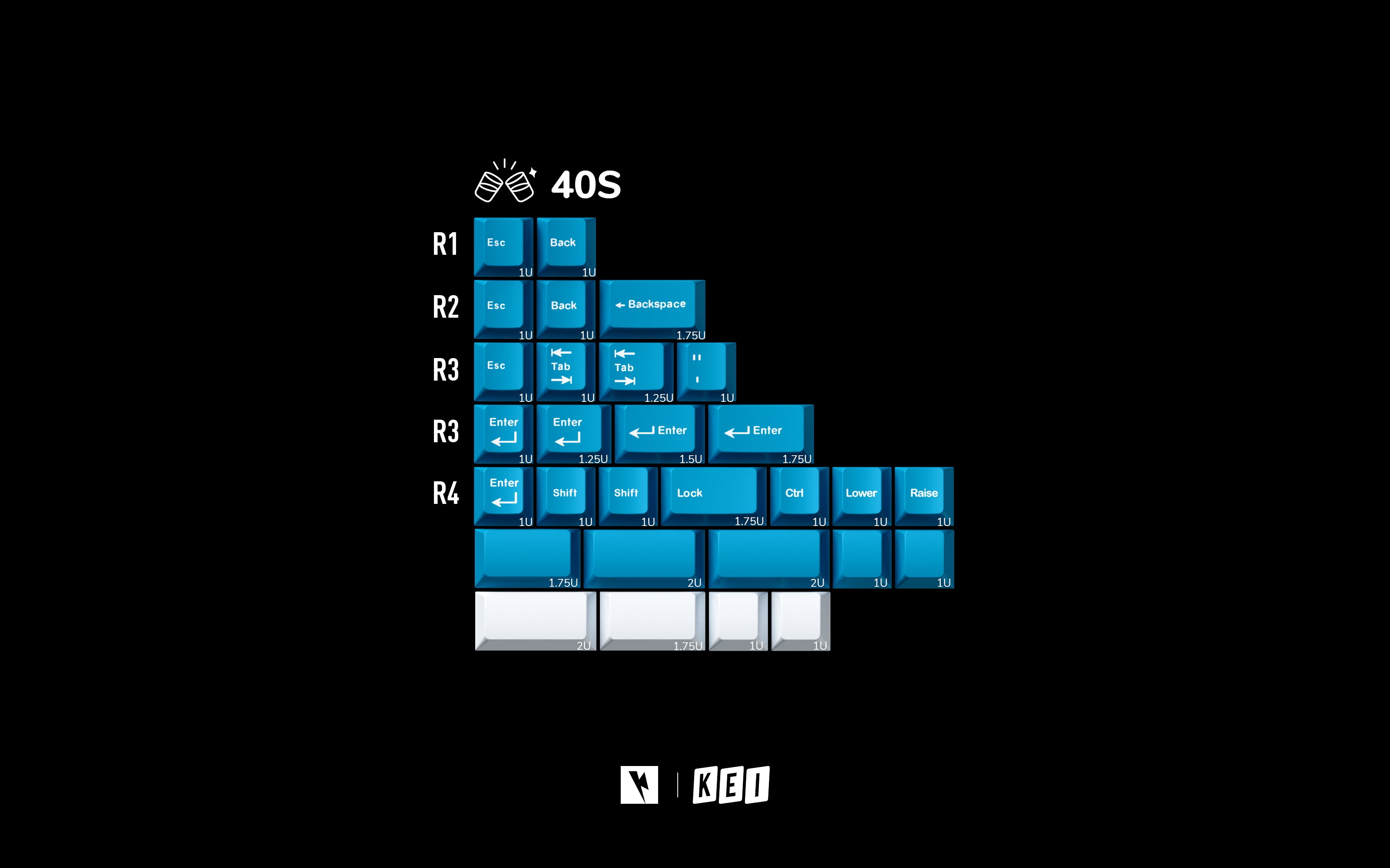 Keykobo Soju ABS Double-shot Keycap Set – LumeKeebs