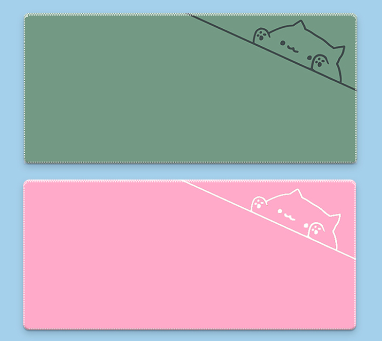 Cute Bongo Cat Deskmat