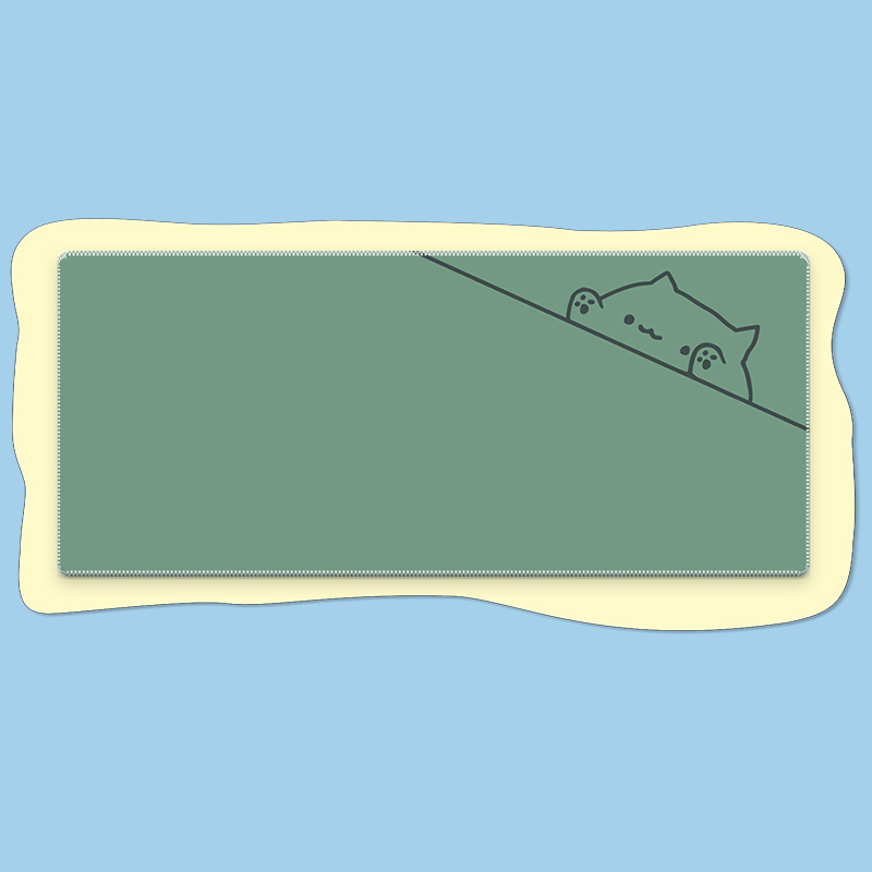 Cute Bongo Cat Deskmat